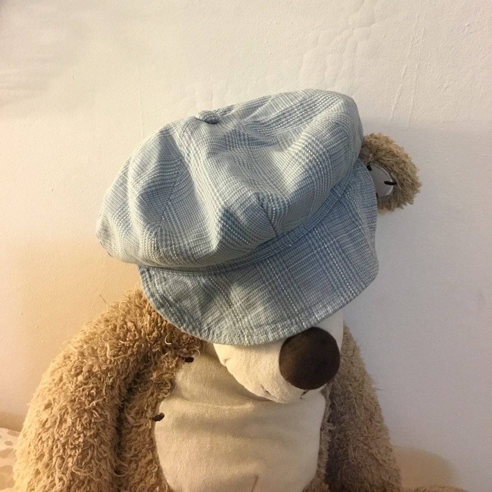 American eagle outfitters blue newsboy hat